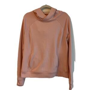 Yogalicious Women's Lux Pink  Athletic Performance Gym Workout Hoodie Size M